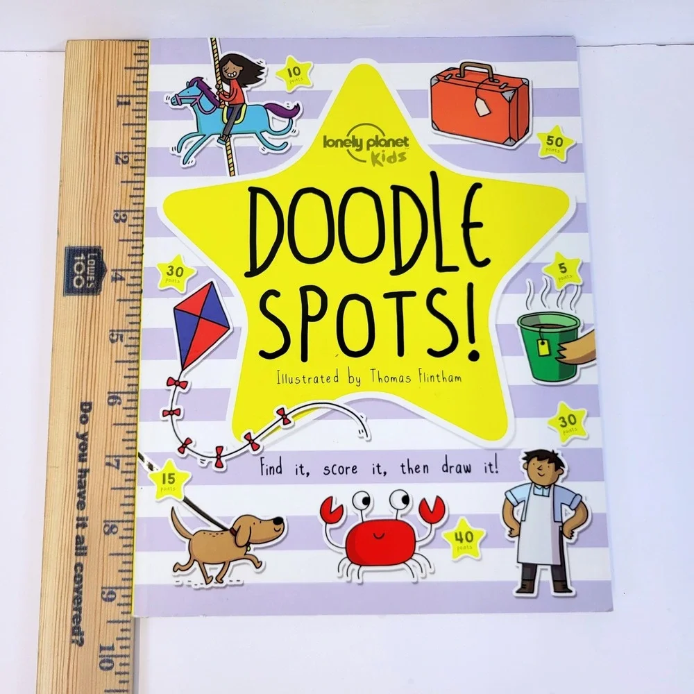 Lonely Planet Kids Doodle Spots Activity Book Thomas Flintham Kids Fun